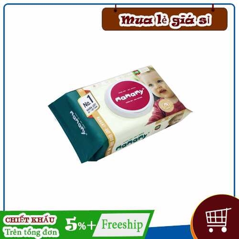 Khăn giấy ướt Mamamy 80 tờ