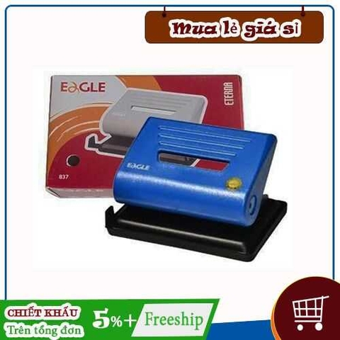 Bấm 2 lỗ Eagle 837 - 15 tờ