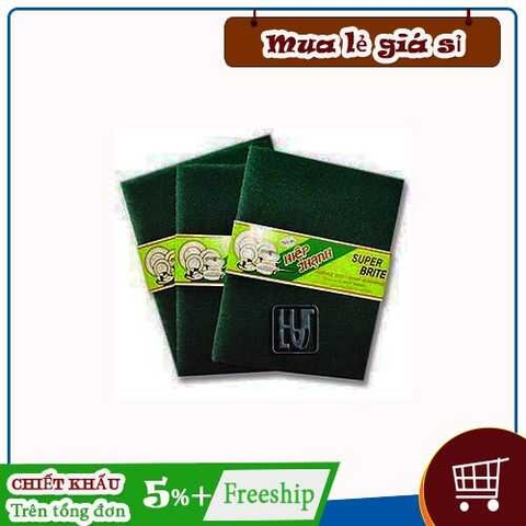 Cước rửa chén nhám xanh