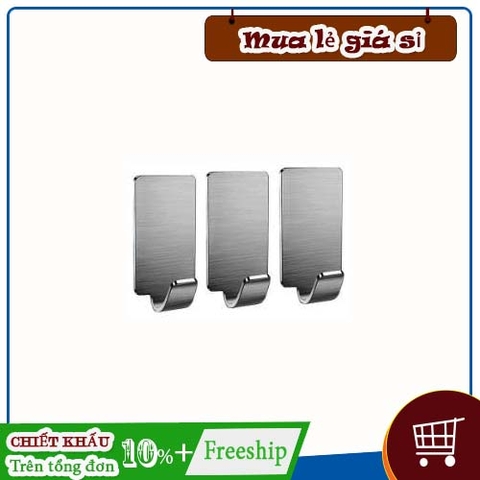 Móc dán tường inox (chịu lực 5kg)