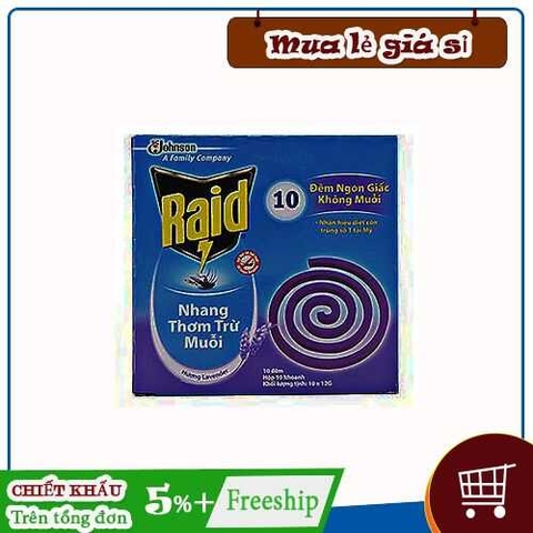 Nhang muỗi Raid