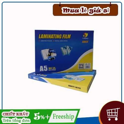 Nhựa ép Plastic khổ A5 80Mic