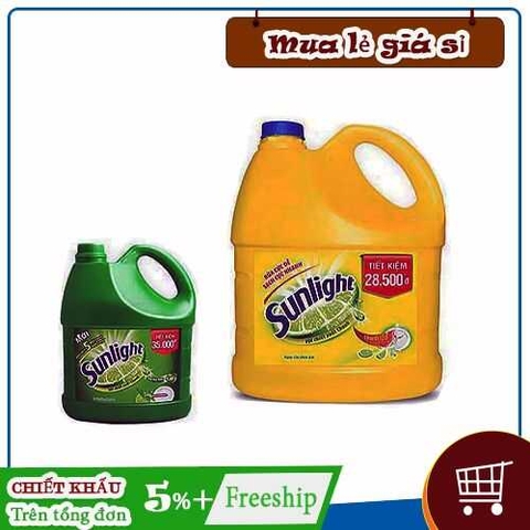 Nước rửa chén Sunlight 3.8kg