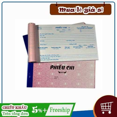 Phiếu chi khổ 13*19