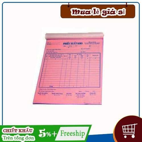 Phiếu xuất kho khổ A4