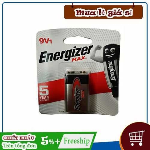 Pin vuông Energize 9v