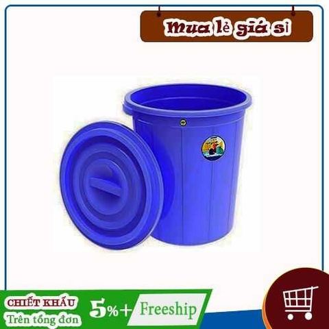 Thùng nhựa tròn 220 lít