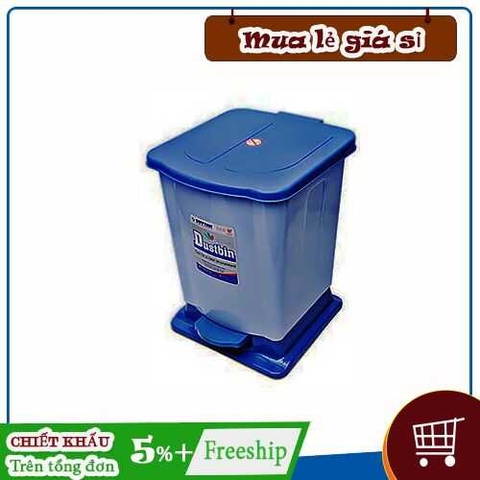 Thùng rác nhựa đạp chân Duy Tân