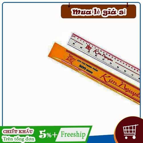 Thước nhựa cứng Kim Nguyên 50cm