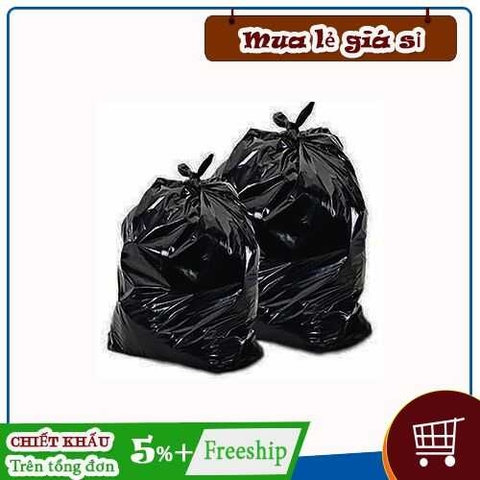 Túi rác công nghiệp đen 90*120cm