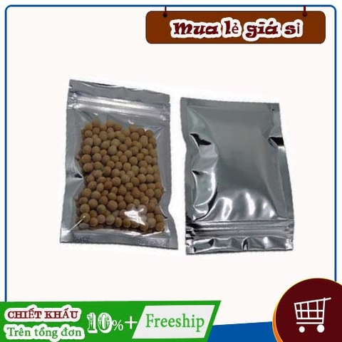 Túi zipper bạc đựng thực phẩm