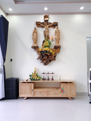 KỆ TIVI  1m6 gỗ TẦN BÌ - KE03