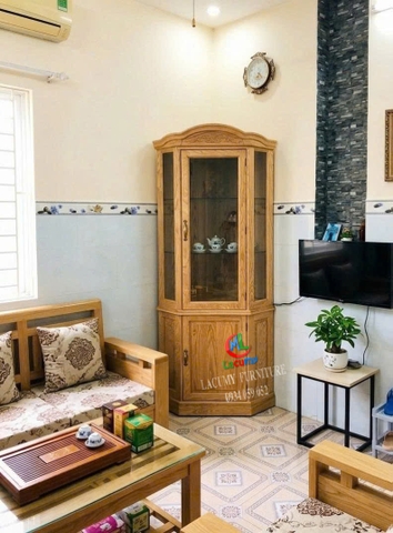 TỦ RƯỢU GÓC GỖ TẦN BÌ (SỒI NGA) - TR04