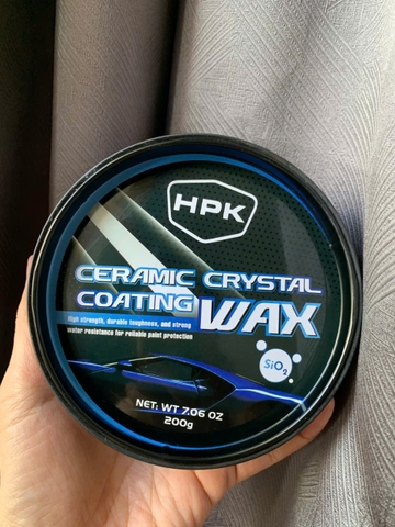 Sáp phủ ceramic ô tô Ceramic Crystal Coating Wax HPK04A (200g/hộp)