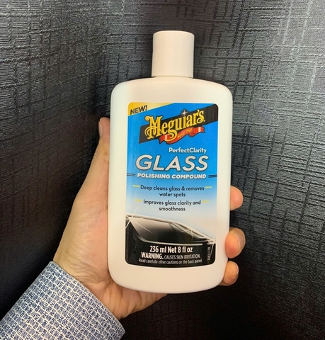 Xi đánh bóng tẩy ố và cặn canxi trên kính ô tô Meguiars