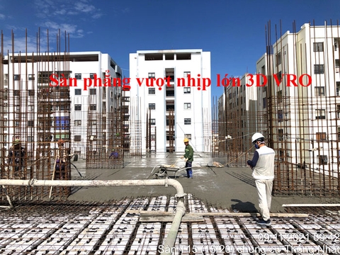 Sàn phẳng-Dự án chung cư, trường học