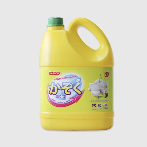 Nước rửa chén Kazoku - Hương sả chanh can 4 kg