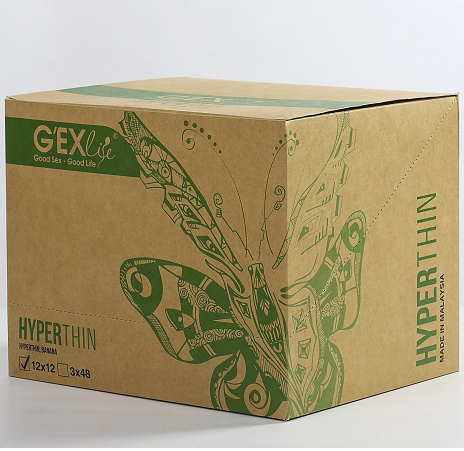 Bao cao su G'EXlife Hyperthin siêu mỏng hộp 12cái