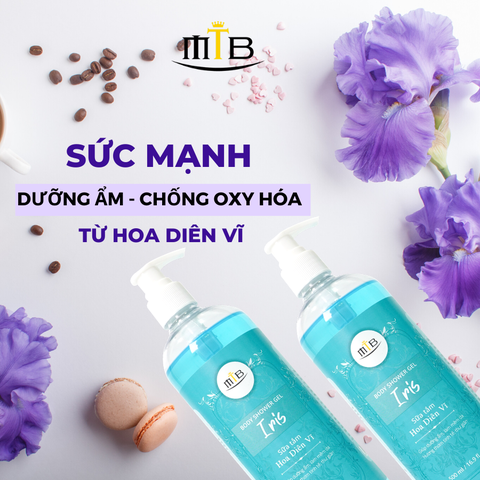 Sữa tắm nước hoa chiết xuất hoa Diên vĩ