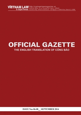 Official gazette  (Công báo Tiếng Anh)