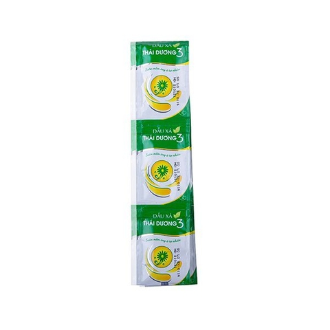 Dâù gội dược liệu Thái Dương 3 hương lá (dây 10 gói 5ml)