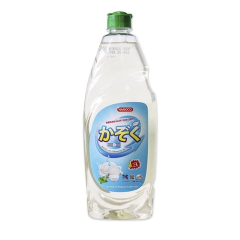 Nước rửa chén Kazoku - Hương bạc hà chai 750 gr