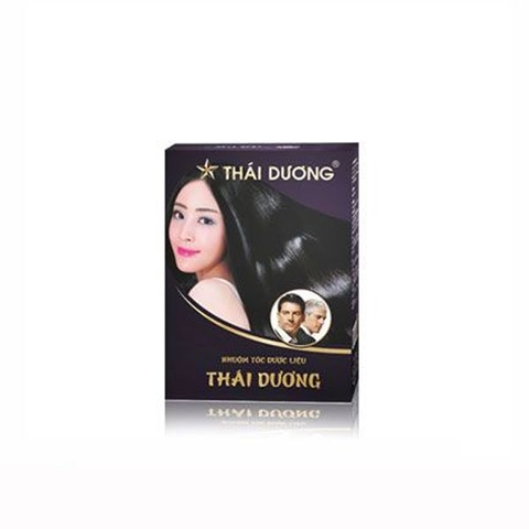 Nhuộm tóc 100% dược liệu thái dương nâu lá phong (Hộp 5 gói x 15g)