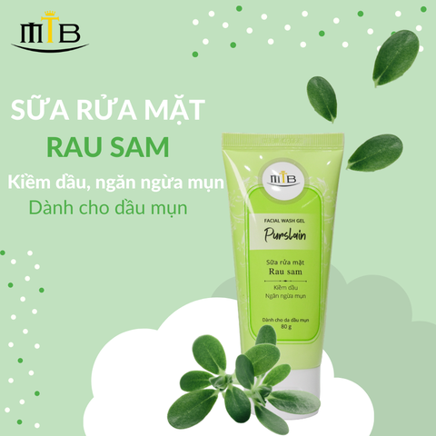 Sữa rửa mặt chiết xuất rau sam MTB (80g)