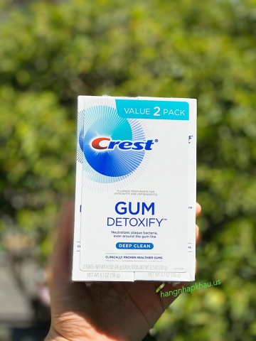 Kem đánh răng Crest Gum Detoxify (116gr) - MADE IN USA.