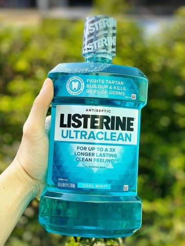 Nước súc miệng Listerine Cool Mint 1.5lít - MADE IN FRANCE.