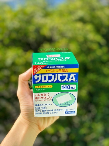 Cao dán Salonpas Hisamitsu 140 miếng - MADE IN JAPAN.