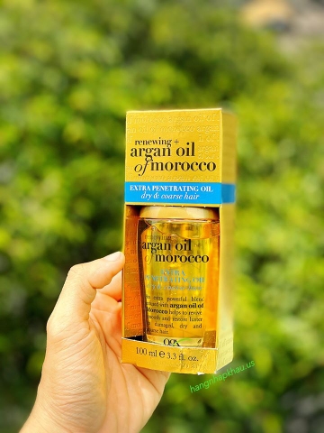 Tinh dầu dưỡng tóc Argan Oil of Morocco Extra Penetrating Oil Dry & Coarse Hair 100ml - MADE IN USA.