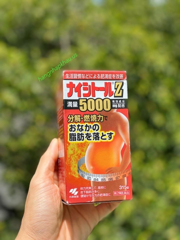 Giảm mỡ bụng Naishituro Z 5000mg Kobayashi (315 viên) - MADE IN JAPAN.