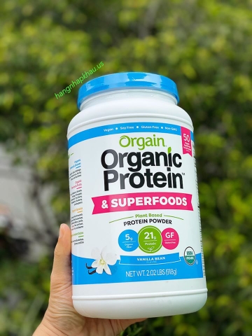 Orgain Organic Protein & Superfoods - Protein & Siêu thực phẩm hữu cơ (918g) - MADE IN USA.