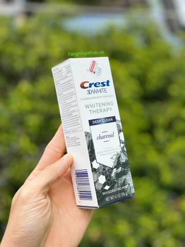 Kem đánh răng than hoạt tính Crest 3D White Charcoal Toothpaste 116g - MADE IN USA.