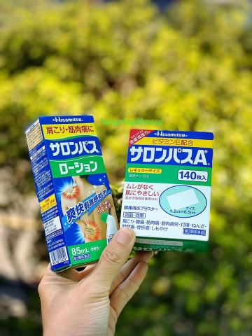 Combo Salonpas Hisamitsu giảm đau nhức xương khớp - MADE IN JAPAN.