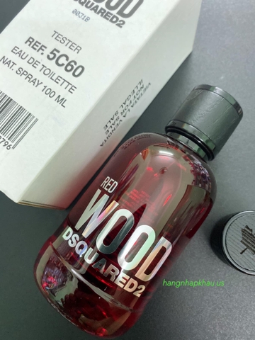 Dsquared2 Wood Red EDT 100ml TESTER - MADE IN ITALY.