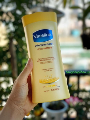 Sữa dưỡng thể Vaseline Intensive Care Deep Restore 725ml - MADE IN INDIA.
