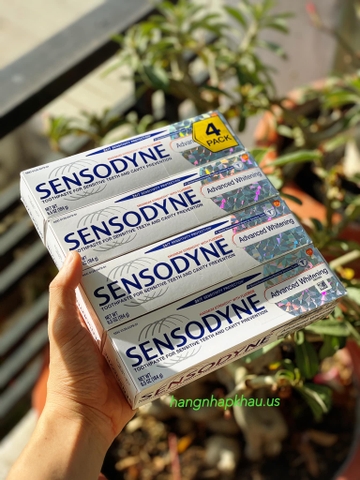 Kem đánh răng Sensodyne Advanced Whitening (184g) - MADE IN USA.