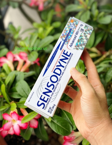 Kem đánh răng Sensodyne Advanced Whitening (184g) - MADE IN USA.*