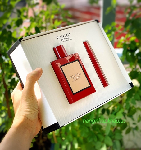 Gift Set Gucci Bloom Ambrosia di Fiori EDP INTENSE - MADE IN GERMANY.