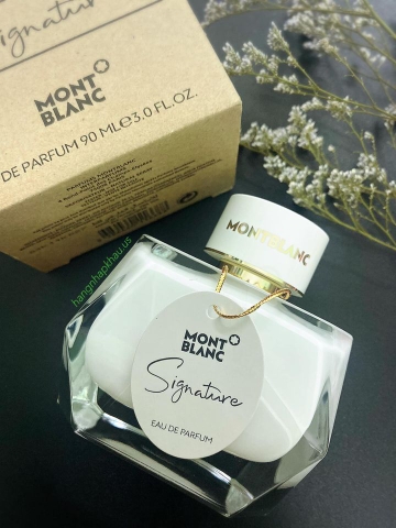 Montblanc Signature EDP 90ml TESTER - MADE IN FRANCE.