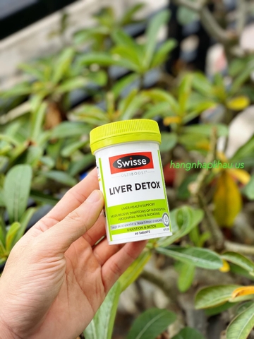 Thải độc Gan Swisse Liver Detox (60 viên) - MADE IN AUSTRALIA.