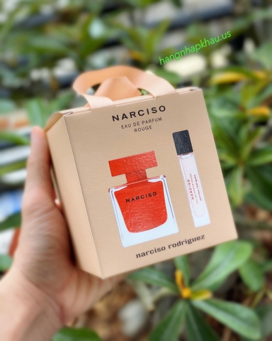 Gift set Narciso Rodriguez EDP Rouge - MADE IN FRANCE.