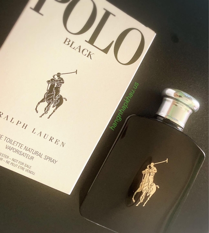 Ralph Lauren Polo Black EDT 125ml TESTER - MADE IN FRANCE.