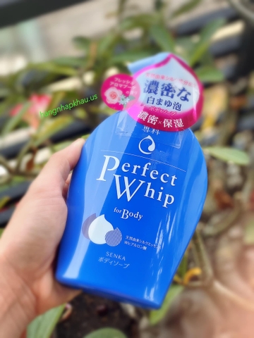 Sữa tắm dưỡng ẩm Senka Perfect Whip for Body (500ml) - MADE IN JAPAN.