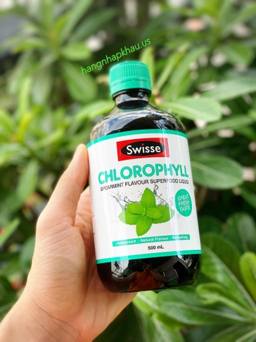Nước diệp lục Chlorophyll Swisse (500ml) - MADE IN AUSTRALIA.