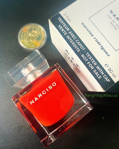 Narciso Rouge EDT 90ml TESTER - MADE IN FRANCE.