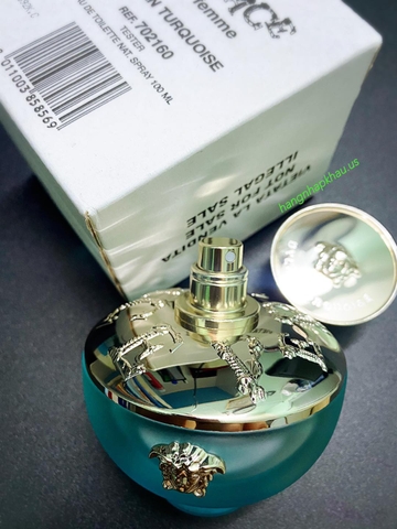 Versace Pour Femme Dylan Turquoise EDT 100ml TESTER - MADE IN ITALY.