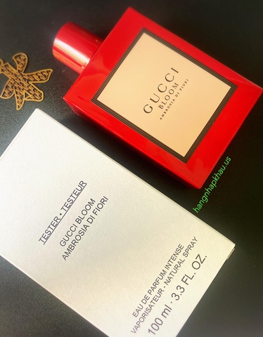 Gucci Bloom Ambrosia di Fiori EDP Intense 100ml TESTER - MADE IN FRANCE.